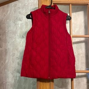 Croft & Barrow Red Vest
